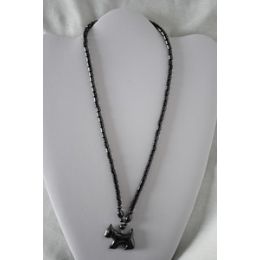 96 Wholesale Magnetic Hematite Necklace Dog 8 inch Magnetic Hematite Necklace Style: Dog Color: Blak