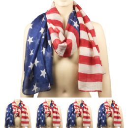 36 Wholesale Woman's Light Weight Scarves (american)
