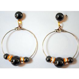 120 Wholesale Fashion Style Magnetic Hematite Earring One Style, One Color