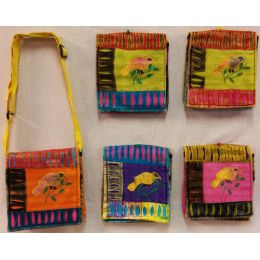 15 Wholesale Nepal Small Sling Bags With Bird On Branch Embroidery