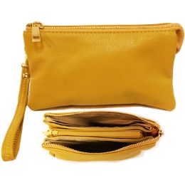 8 of Wallet Wristlet Two Slit Pocket And Dividing Zip Pocket