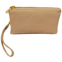 8 of Wallet Wristlet Two Slit Pocket And Dividing Zip Pocket 1 Pc Of Color Cream