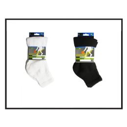 60 Pairs Mens Sport Ankle 3 Pair PacK-Black Size 10-13 - Mens Ankle Sock