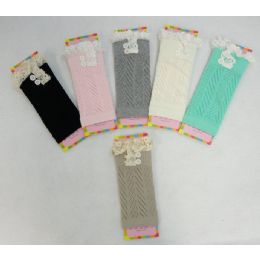 12 Wholesale Pastel Boot Cuffs Antique LacE-2 Buttons