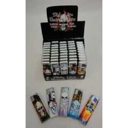 200 Wholesale Printed Slide Lighters [skulls]