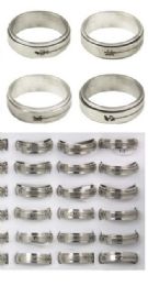 144 Wholesale Stainless Steel Rings