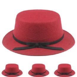 24 Pieces Women Wool Winter Brim Hats - Fashion Winter Hats