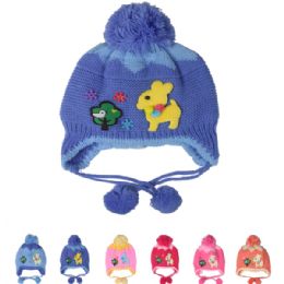 72 Pieces Assorted Kids Winter Hat With Deer - Junior / Kids Winter Hats