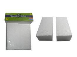 72 Units of 2 Piece Styrofoam Craft Blocks - Craft Container and Storage