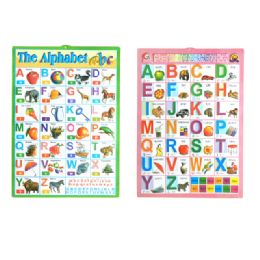 144 Pieces Poster Alphabet 16.15x22.45" - School Supply Kits