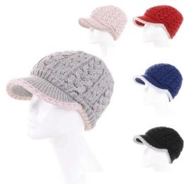 24 Units of Womens Fashion Winter Hat Assorted Colors - Fashion Winter Hats