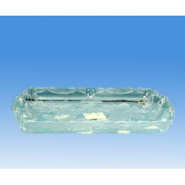 96 Wholesale Clear Plastic Rectangular Tray