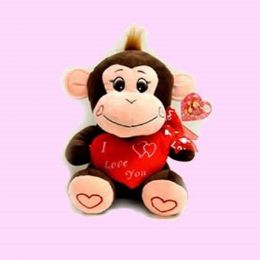 8 Pieces 12" Monkey Say'i Love You',kissing Sound - Plush Toys