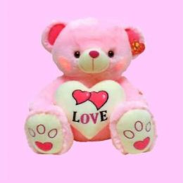 4 Pieces 18" Pink Bear Saying 'i Love You' - Plush Toys