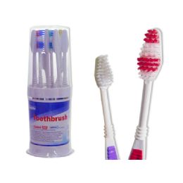 72 Wholesale 10 Piece Toothbrush With Holder Set
