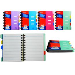 96 Pieces Spiral Notebook W/ 3 Dividers - Notebooks