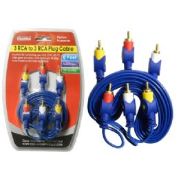 96 Wholesale 6ft 3 Rca To 3 Rca Cable