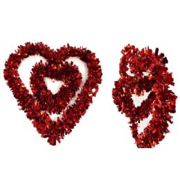 96 Pieces Heart Garland 2 Layer Packing - Hanging Decorations & Cut Out