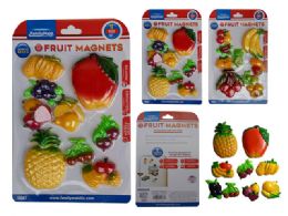 96 Wholesale 9pc Fruit Magnets