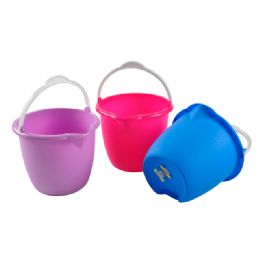 48 Wholesale Assorted Color Buckets