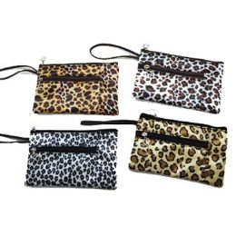 72 Pieces Animal Skin Print Coin Purse - Coin Holders & Banks
