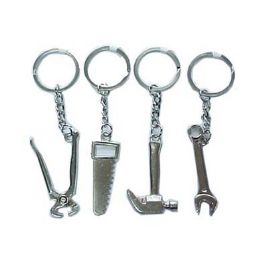 48 of Assorted Tools Metal Keychain