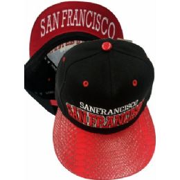 144 Wholesale San Francisco Snapback Baseball Cap/ Hat