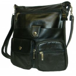 24 Wholesale Lambskin AntI-Theft Leather Side Bag