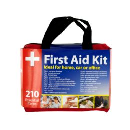 3 Pieces First Aid Kit In Easy Access Carrying Case - Personal Care Items