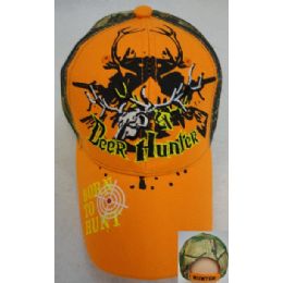 24 Pieces Deer Hunter With Deer Skull Born To Hunt On Bill - Hunting Caps