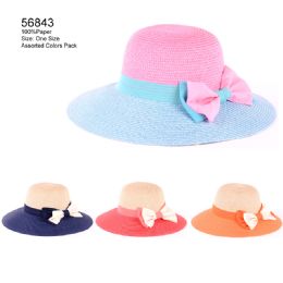 24 Wholesale MultI-Color Sun Hat