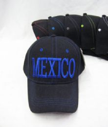 36 Pieces "mexico" Base Ball Cap - Hats With Sayings