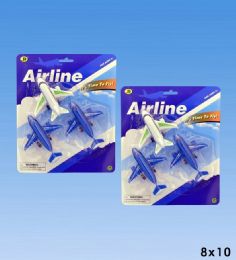 72 of 3pcs Airplanes In Blister Card