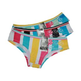 240 Wholesale Ladies Color Stripe Underwear