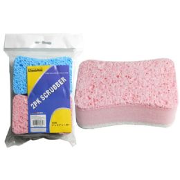 96 Pieces 2 Piece Scrubbers - Scouring Pads & Sponges