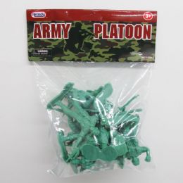 96 Wholesale 12pc 3" Army Action Figs.