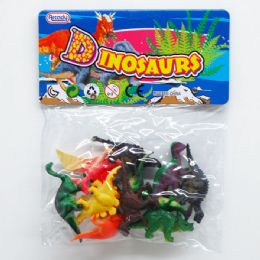108 Wholesale 12pc 2" Plastic Dinosaurs