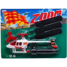 72 Wholesale Zoom Helicopter In Blister Card