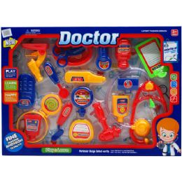 12 Wholesale 18pc Boy's Doctor Play Set In Window Box