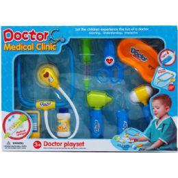 12 Wholesale 9pc Doctor Play Set In Window Box