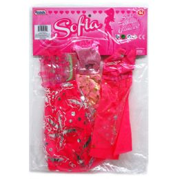 480 Pieces Pc 11.5" Sofia Doll Outfits In Pp Bag W/header - Dolls