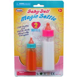 96 Pieces 3.75-5" Magic Toy Bottle In Blister Card - Novelty Toys