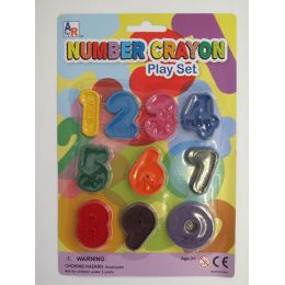 72 Pieces Number Crayons - Chalk,Chalkboards,Crayons