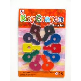 72 Bulk Key Crayon Party Set