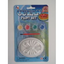 72 Pieces Ocean Paint Set - Paint, Brushes & Finger Paint