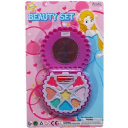 72 Pieces Shell Shape MakE-Up Beauty Set In Blister Card - Girls Toys