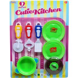 48 Wholesale 7pc Cooking Play Set In Blistered Card