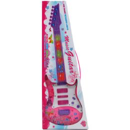 36 Pieces 20" Pop Music Girl's Guitar W/fetching Lights In Window Box - Girls Toys