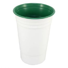 100 Wholesale 16oz Insulated Cups 16oz Double Walled ( Green Color Only)