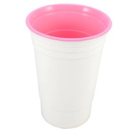 100 Wholesale 16oz Insulated Cups 16oz Double Walled (pink Neon Color Only)